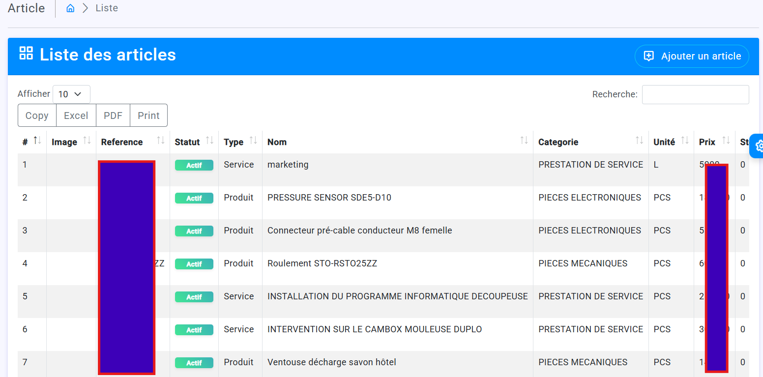 Application web de gestion de stock et de facturation des produit et service - Image 3