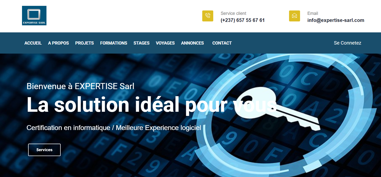 Site Web Vitrine Dynamique avec Interface d’Administration - Image 1